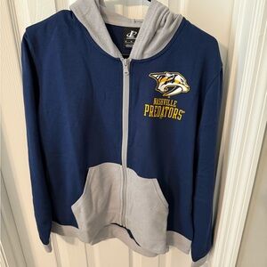 Fanatics Blue and Gray Women's Hoodie